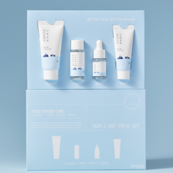 ROUND LAB 1025 DOKDO TRIAL KIT(Cleanser 30ml + Toner 20ml + Ampule 10ml + Cream 20ml)