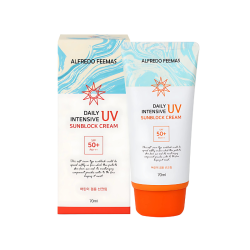 ALFREDO FEEMAS Daily Intensive Sunblock Cream SPF 50+ PA+++ UV Sun Cream, 70 ml